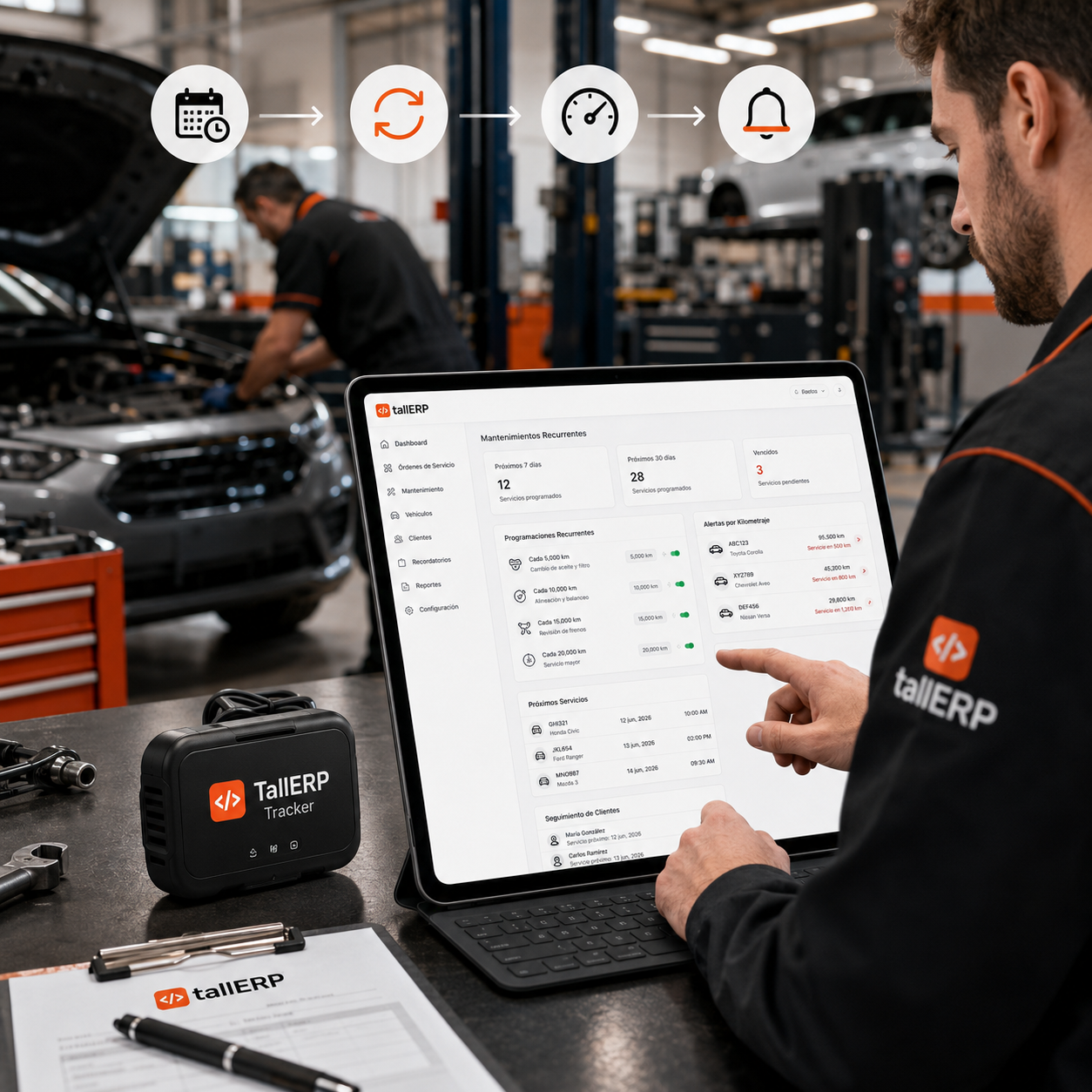 Mantenimientos recurrentes para talleres: cómo lograr que tus clientes regresen automáticamente