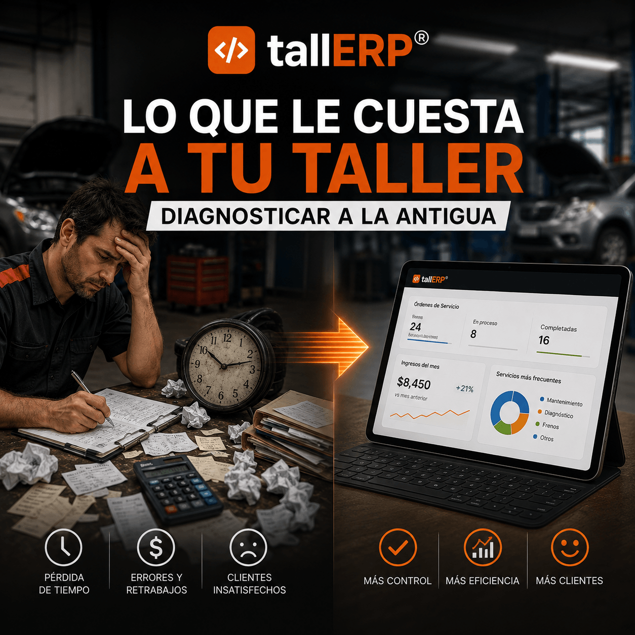 Cuanto le cuesta a tu taller diagnosticar a la antigua