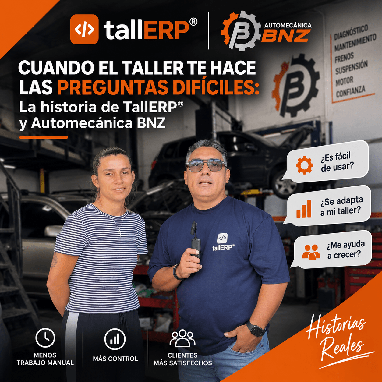 Cuando el taller te hace las preguntas difíciles: la historia de TallERP® y Automecánica BNZ