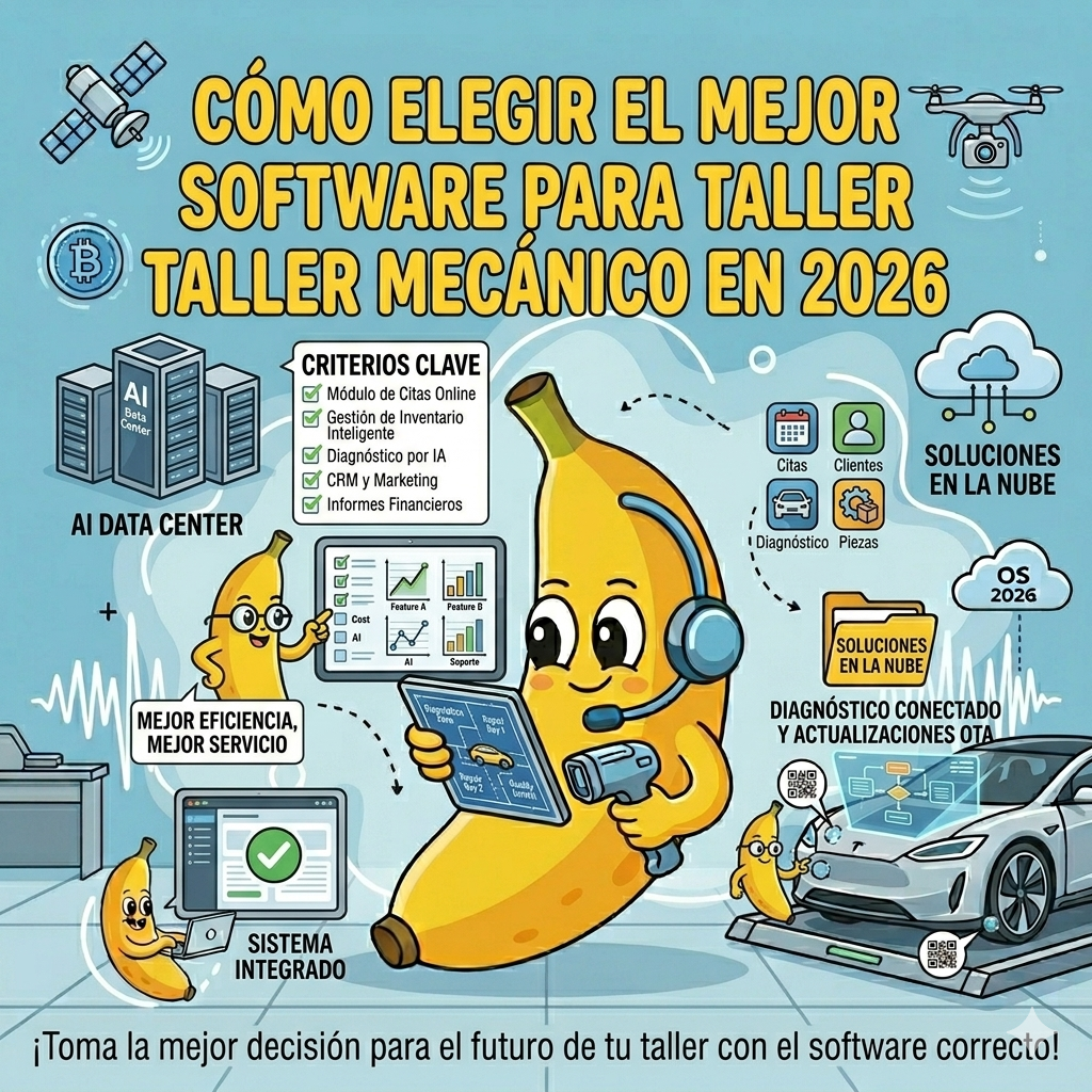Cómo elegir el mejor software para taller mecánico en 2026