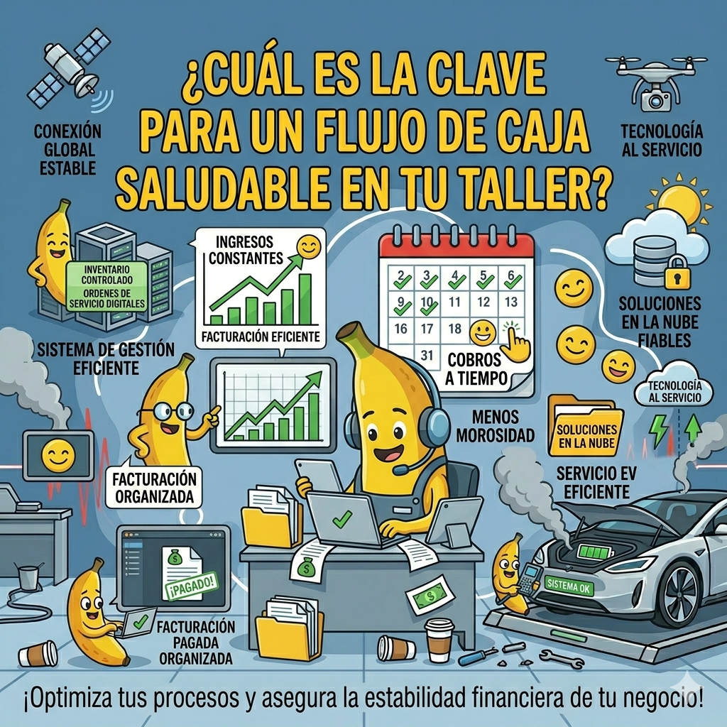 La clave para un flujo de caja saludable en tu taller
