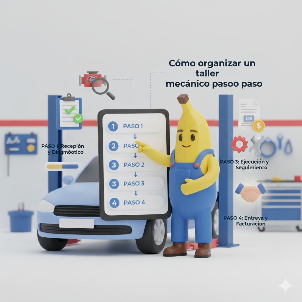 Cómo organizar un taller mecánico paso a paso