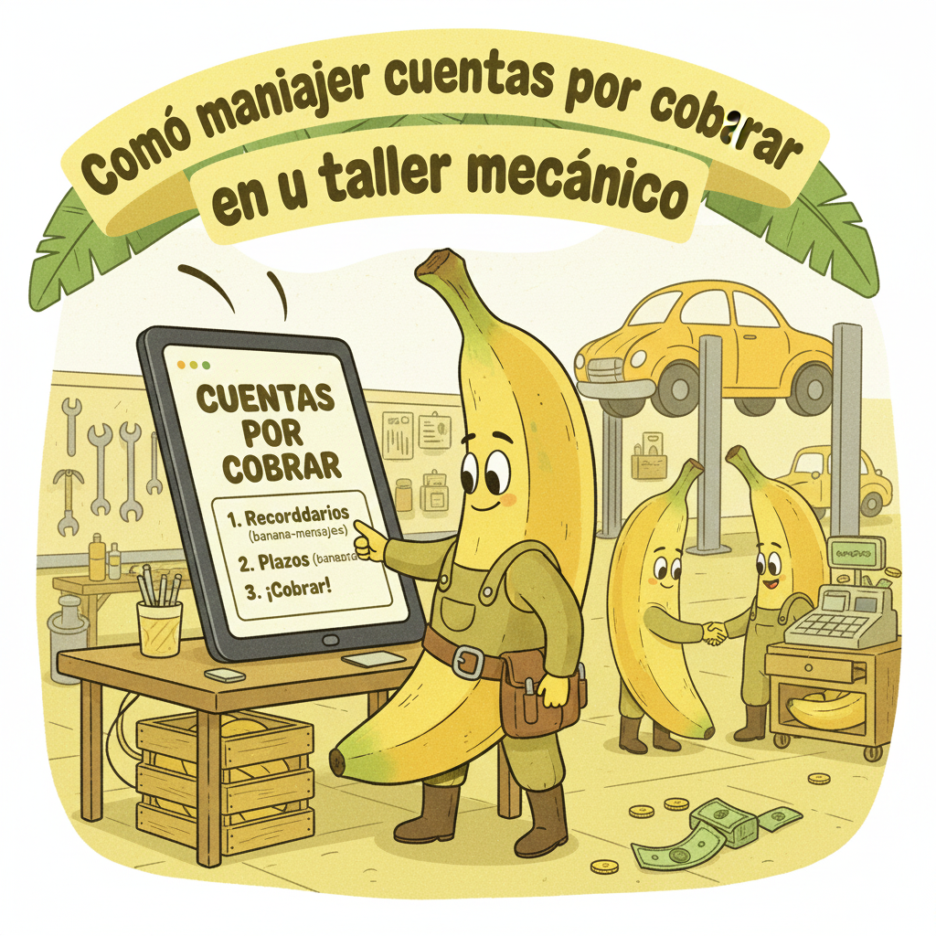 Cómo manejar cuentas por cobrar en un taller mecánico