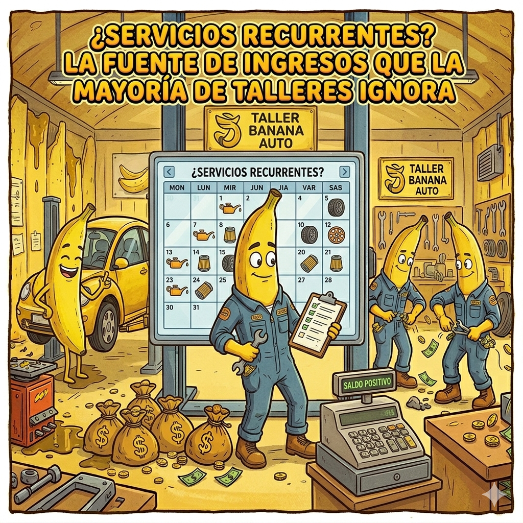 Servicios recurrentes: la fuente de ingresos que la mayoría de talleres ignora